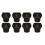 16pcs for  A1  Silicone Socks, Hotend Protective Cover, Insulation Case for Enhanced 3D Printer Performance 3