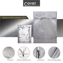 2X Front Load Laundry Dryer Covers Washing Machine Cover Dustproof Home Storage Cover Waterproof Case Sunscreen,M