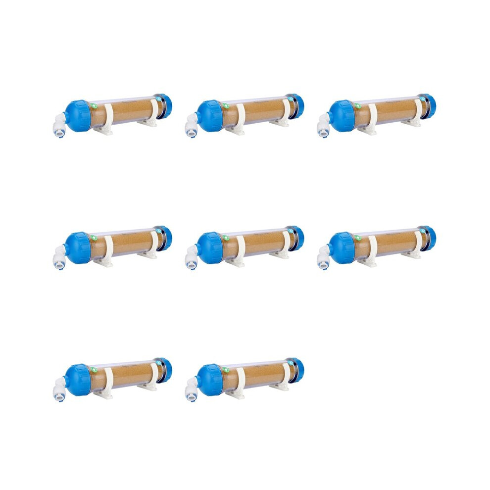 8X Water Filter Refillable T33 Housing Diy Fill Water Filter With Ion Exchange Resin Transparent Reverse Osmosi 4714117410206