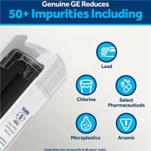 2X XWFE Refrigerator Water Filter, Certified to Reduce Lead, Sulfur, and 50+ Other Impurities