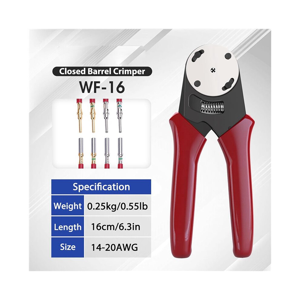 2X For Deutsch Closed Crimper, Solid Contact & Circular Connector Contacts Crimping Tool (Awg 14-20) 4 Way 6033198226420