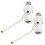 4 Pcs Light Socket to Plug Adapter,E26/E27 Light Bulb Outlet Socket Adapter,Sockets Support 3 Prongs Light Plug US Plug 4