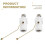 4 Pcs Light Socket to Plug Adapter,E26/E27 Light Bulb Outlet Socket Adapter,Sockets Support 3 Prongs Light Plug US Plug 8