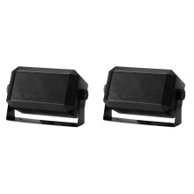 2X Externe -Luidspreker voor Mobiele CB-Radio in de Auto, 5W-Uitgang en 8Ω-Impedantie, Draagbare Luidspreker