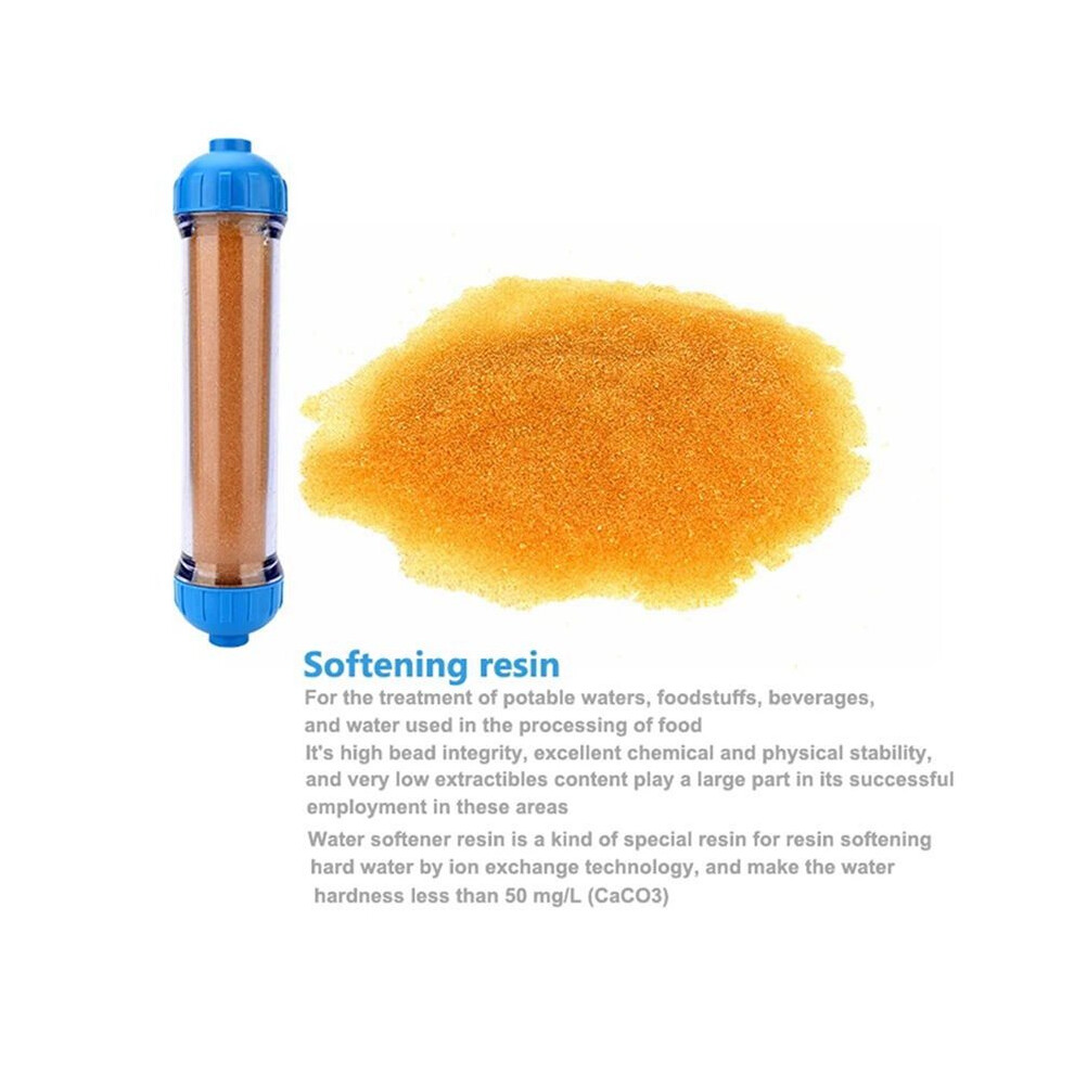 8X Water Filter Refillable T33 Housing Diy Fill Water Filter With Ion Exchange Resin Transparent Reverse Osmosi 4714138196202