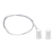 RC-33 NC Recessed Wired Security Window Door Contact Sensor Alarm Magnetic Recessed White - (12 Sets)