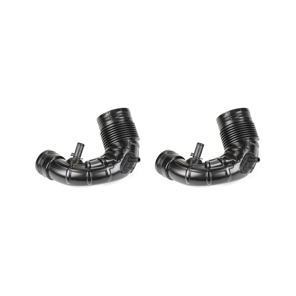 2X Charge Air Hose Intake Hose 51817836 For Abarth 500 1.4 Turbo 135 145 180 Black 6034206157842