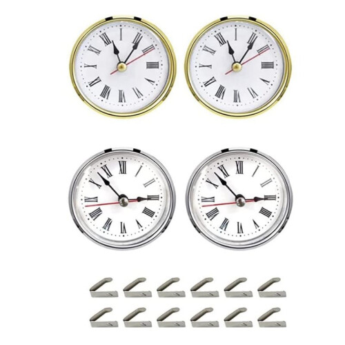 8Pcs Clock Parts for Clock Resin Mold,Clock Pieces for Clock Epoxy Casting Resin Mold 1