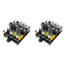 2X Audio Amplifier 6j3 Vacuum Tube with HIFI Preamplifier Input Bile Buffer Speaker with Upgraded