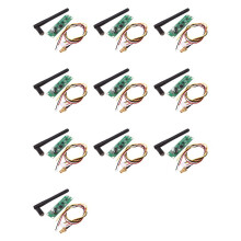 10X 2.4G DMX Draadloze Controller DMX512 Zender Ontvanger 2 in 1 PCB Module met Antenne voor Ingebouwde DIY Podiumverlichting