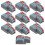 20 Pcs Terminal Connection Clamp Set, Wire Connector, Quick Compact Cable Connector NC-422 Grey 4
