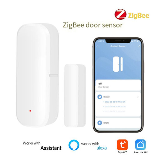 3X Zigbee Door Sensor Window Sensor Tuya Door Opener Detector Wireless  Door Sensor Alarm