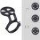 2X Bike Handlebar Speedometer Holder,Stopwatch Code Table Base,Aluminum Alloy Extension Bracket for Bicycle Watch 8