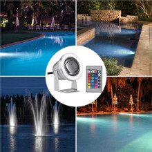 5X Onderwaterlamp Ingebouwde Hoge Spanning 85-265v LED-Schijnwerper RGB Fontein Zwembad Vijver Aquarium Spotlight Lamp B