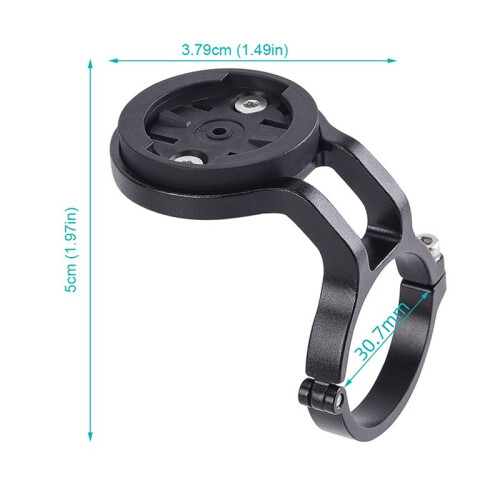 2X Bike Handlebar Speedometer Holder,Stopwatch Code Table Base,Aluminum Alloy Extension Bracket for Bicycle Watch 2