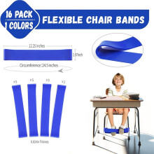 80 Pack Chair Bands for Kids with Fidgety Feet, ADHD Tools for Kids, Improve Focus Chair Bands,
