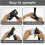 8X Quick Paint Edger Tool with 24 Replacement Pads for Efficient Wall Painting Hand Tool for Wall Painting 7
