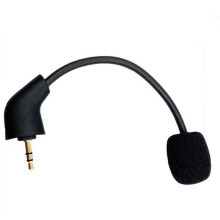 6X Ersatz für 3,5-mm-Mikrofon für New X Cloud II Game-Headsets, Gaming-Kopfhörer-Mikrofon