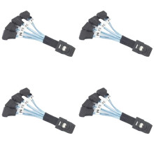4X SAS SFF-8087 to 4X Male 3.0 SSD High Speed Data Transfer Cable 1 to 4 0. Computer Cables Hardware Cables