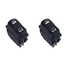 2X Botón del Interruptor del Elevalunas Eléctrico del Pasajero del Automóvil para Camión 1609210 16-09210PKG