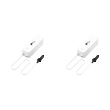 2X Tuya WiFi Temperatures Humidity Sensor with External Probe Wireless Temperatures App Monitor for Freezer Fish Tank