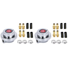 2X 1-6 PSI Universal Adjustable Fuel Pressure Regulator Kit for Carburetor Engine