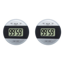 2X Digital Kitchen Timer - Magnetic Count Direct Entry Cooking Timer, 99 Mins 59 Secs, for Cooking,Exercise,Games