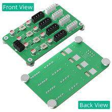 2X ATX 6/8pin 12v to 8 Ways 5v/12v 3A Power Adapter for ATX PSU and 2.5'/3.5' HDD Power Supply Breakout Board