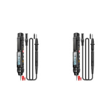 2X ANENG A3005 Multifunctionele Penmeter 4000 Counts AC/ Voltage Ohm Diode Tester Contactloos Automatisch voor Lab/Fabriek/Thuis