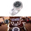Silver Waterproof Motorcycle Handlebar Glow Clock 2