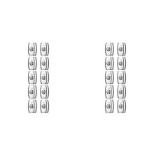 20 Stuks Elektrische Kabelconnectoren 6 mm Polykabelconnector Elektrische Hekconnectoren Zware Draadsplitser
