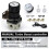 2X T2 Universal-Turbo-Boost-Controller mit Manuellem Manometer 1-150 PSI SR20DET SR Schwarz 7