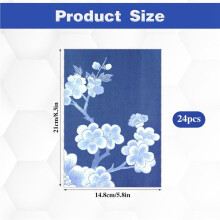 Kit de Papel Cianótipo, 96 Unidades Kit de Papel Sun Print A5 Papel de Desenho Solar Sensibilidade Papel de Impressão Natural para Artesanato