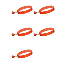 500 Stuks Stoffen Evenementenpolsbandjes, Gekleurde Polsbandjes voor Evenementen, voor Lichtgewicht Concertpolsband (Oranje)