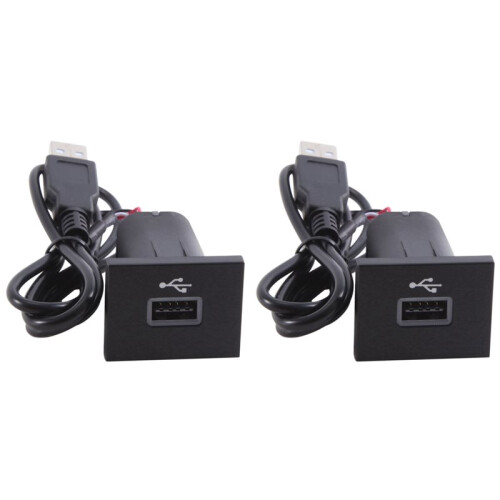 2X Adaptateur D'Entrée USB de Voiture Audio Radio U-Disk Flash Socket Câble D'Interface pour  Focus 2 Mk2 2009-2011