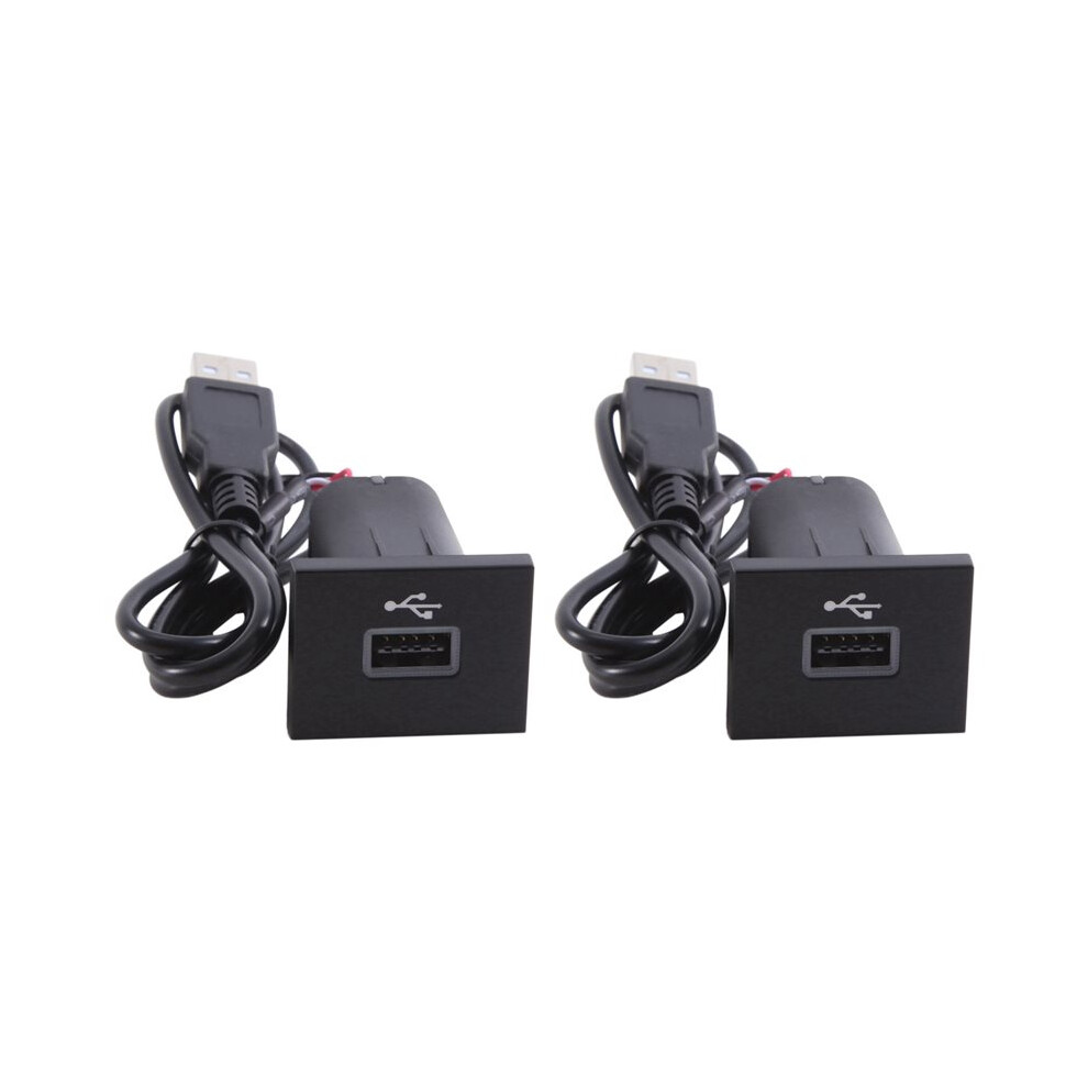 Photos - Card Reader / USB Hub Jojomino 2X Car USB Input Adapter Audio Radio U-Disk Flash Socket Interface Cable for Focus 2 Mk2 2009  2011
