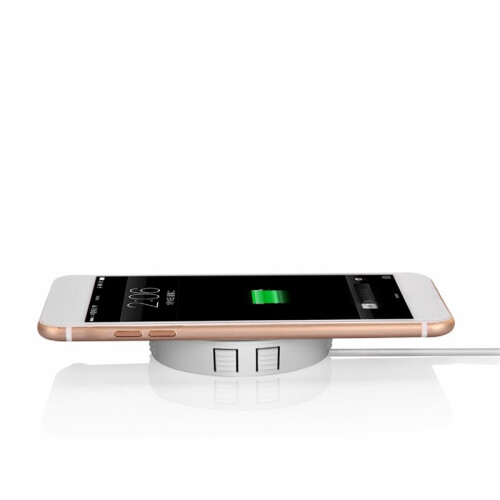 2X 15W Invisible Wireless Charger Fast Charging Easy Installation Quick Charger
