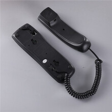 2X Wall Phone, Wired Phone, Landline Phone, Home Phone, Small Extension, Small Hang- Extension,Hotel Home Office Black