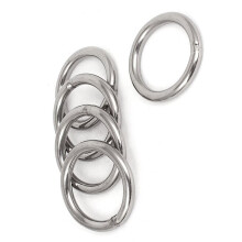 40mm X 5mm Stainless Steel Webbing Strapping Welded O Rings 15 Pcs