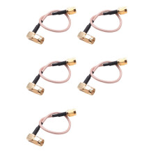 5st 6 Inch SMA Mannetje Naar SMA Rechte Hoek Stekker Jumper Pigtail Kabel RG316