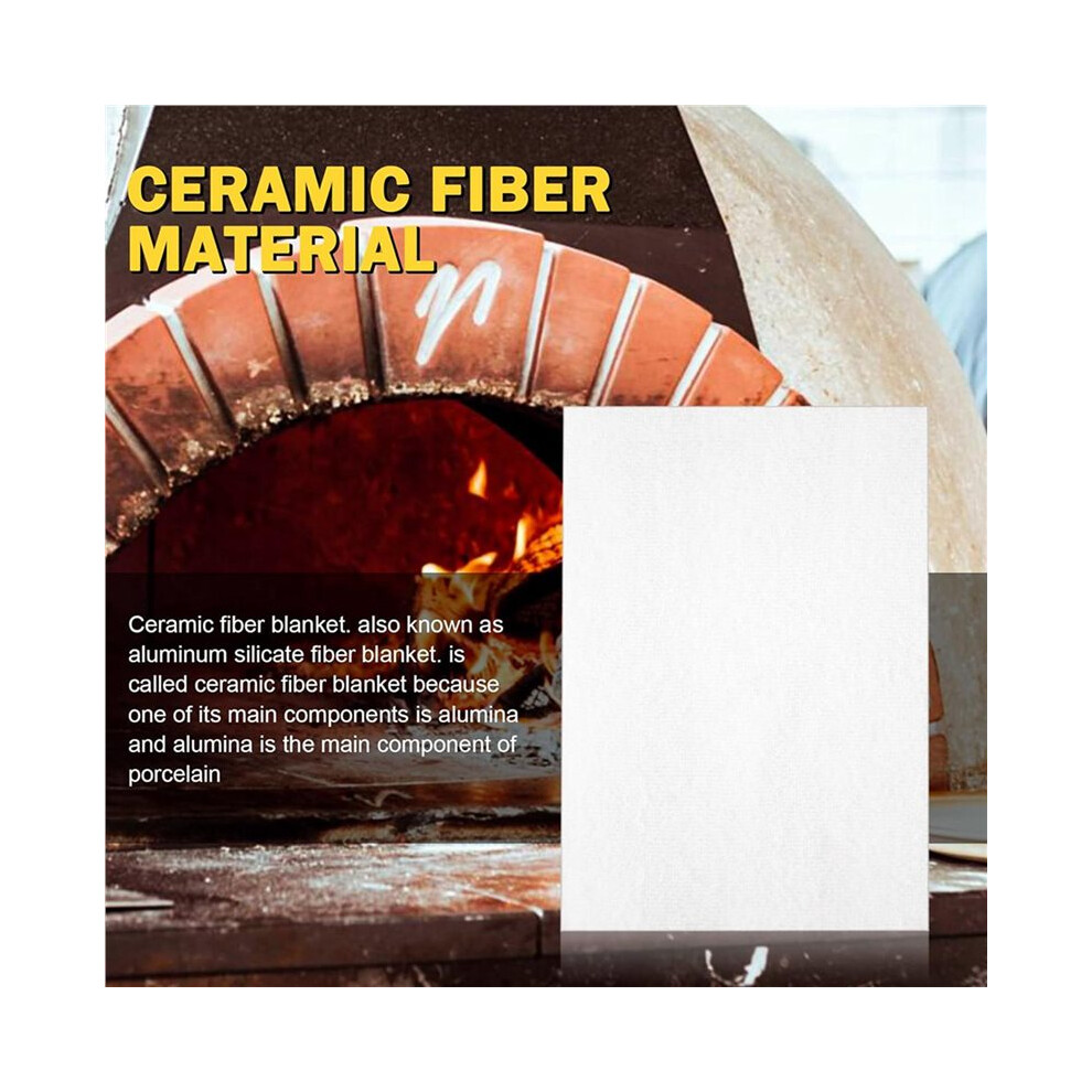 24X High Temperature Gasket Paper, Ceramic Fiber Insulation Board, 2850 Rated Fireproof Board For Fireplace Diy 6031281867017