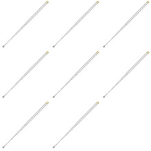 8pcs 307mm 12 Inch 5 Sections Telescopic Antenna Remote Aerial for FM Radio TV