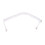 4pièces 1.5M 4.9Ft Blanc Extensible RJ9 4P4C Cordon Combine Telephonique Cable Spirale 2