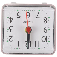 6PCS Portable Cute Cartoon Multi-Function Table Clocks(White)