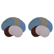 50 Stuks Waterslijpend Schuurpapier 125mm 5inch Korrel 1000 /2000 /3000 /4000/ 5000 Schuurpapier Pad Klittenband Schuurschijven