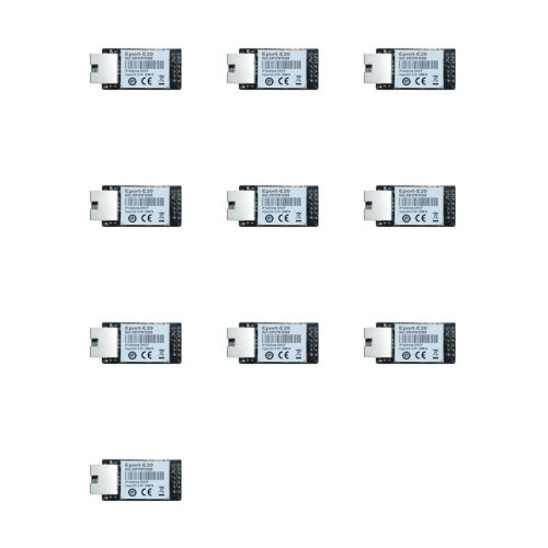 10X Eport-E20 Network Server Port 3.3v Serial to Ethernet Embedded Module IOT Device Support DHCP TCP IP Telnet Modbus
