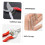 40pcs Pruning Parts Metal Pruning Shear Springs Silver Tree Pruner Spring Garden Pruner Spring 3