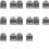 16 Siliciumtransistors - D 1047 + B 817, 200 V, 12 A 1