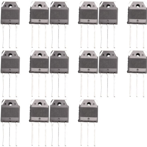 16 Siliciumtransistors - D 1047 + B 817, 200 V, 12 A