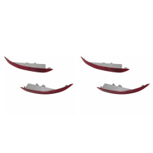 2Pair Rear Bumper Fog Light Reflector Lamp Assembly for X4 G02 X6 F16 63147323185 63147323186 Warning Taillight